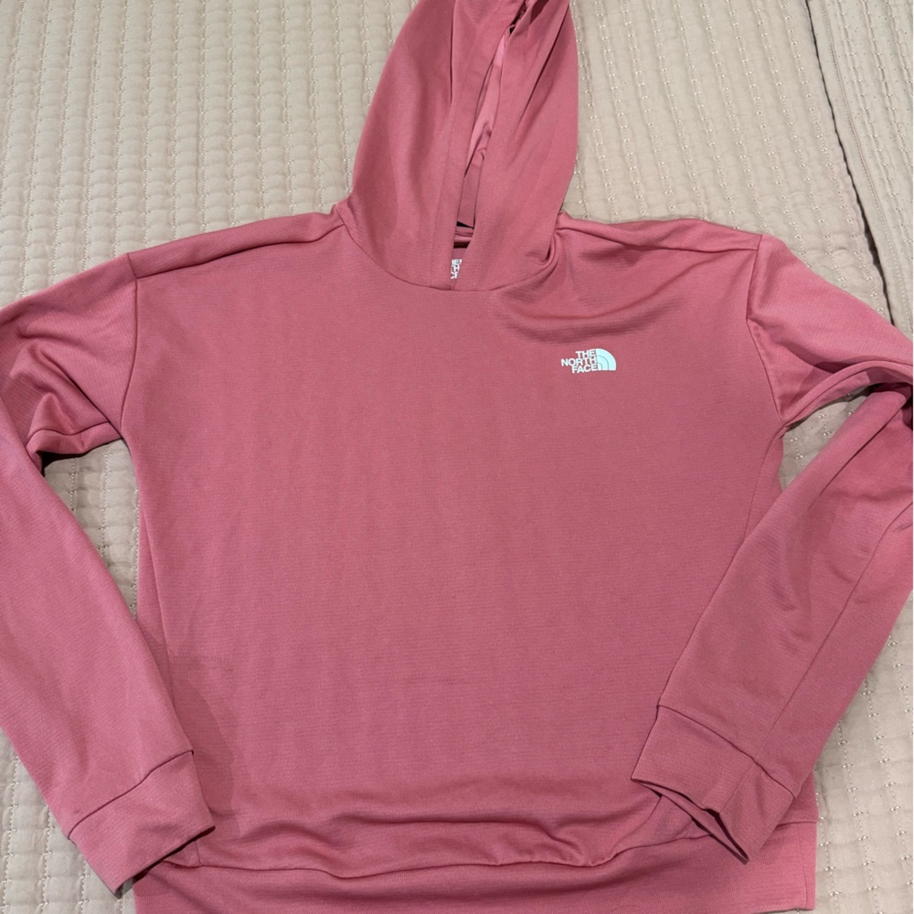 The North Face Dusty Rose lightweight hoodie shirt